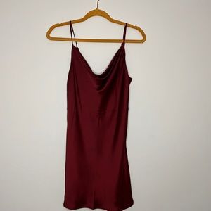 Beautiful deep red short dress